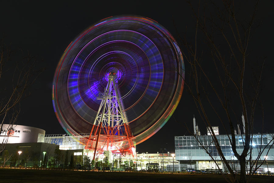 Daikanransha Ferris wheel in Odaiba Tokyo Japan 1 Photograph by Ron ...