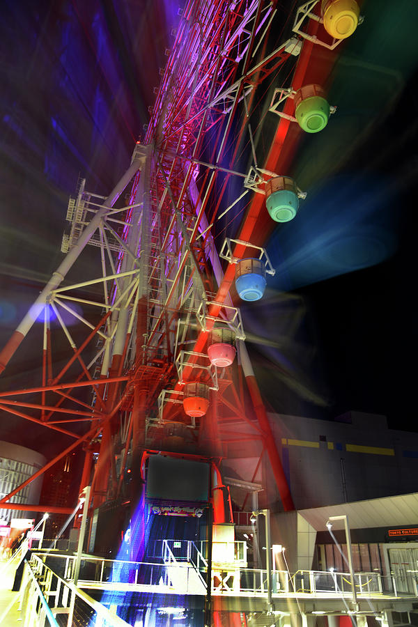 Daikanransha Ferris wheel in Odaiba Tokyo Japan 6 Photograph by Ron ...