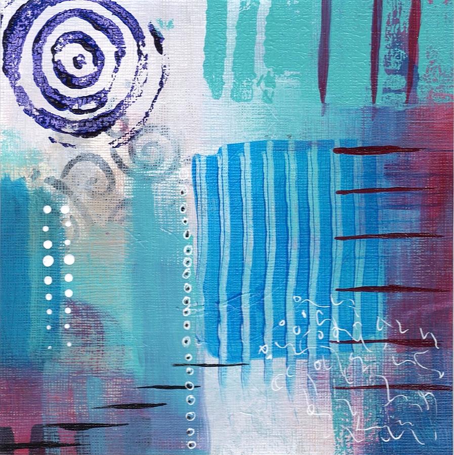 Daily Abstract Four Painting by Suzzanna Frank
