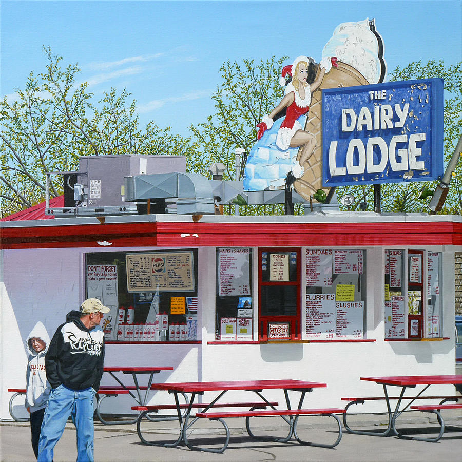 Dairy Lodge Painting by Michael Ward