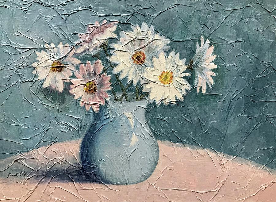 Daisies Painting by Janet King