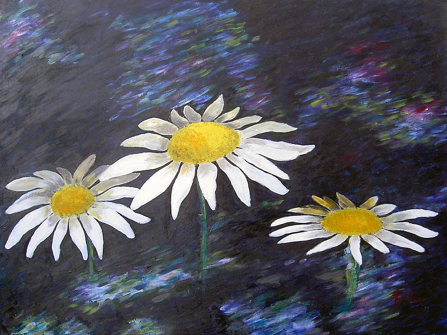 Daisies Painting by Will Felix