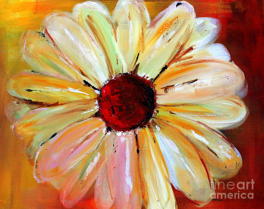 Daisy a Day 2 Painting by Julie Lueders 