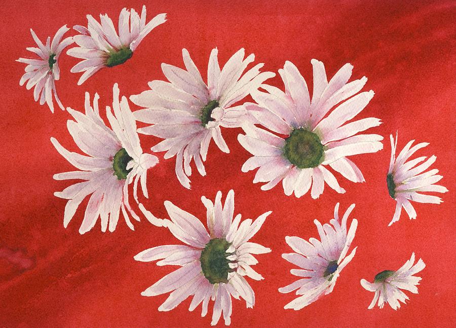 Daisy Chain Painting by Ruth Kamenev