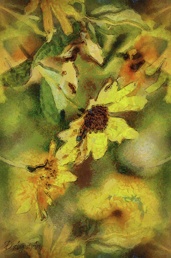Daisy Chains Digital Art by Theresa Campbell