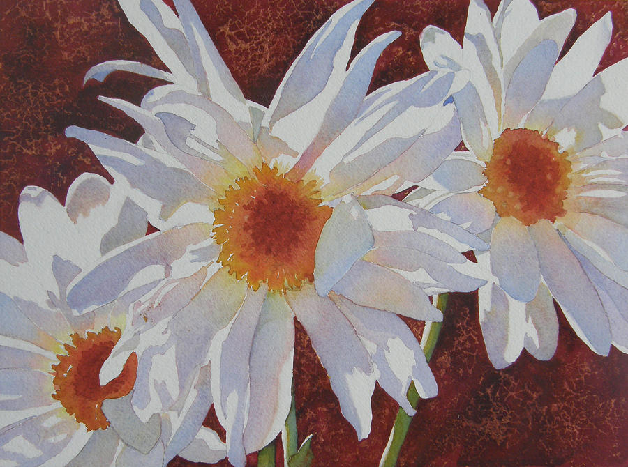 Daisy Dazzle Painting by Judy Mercer
