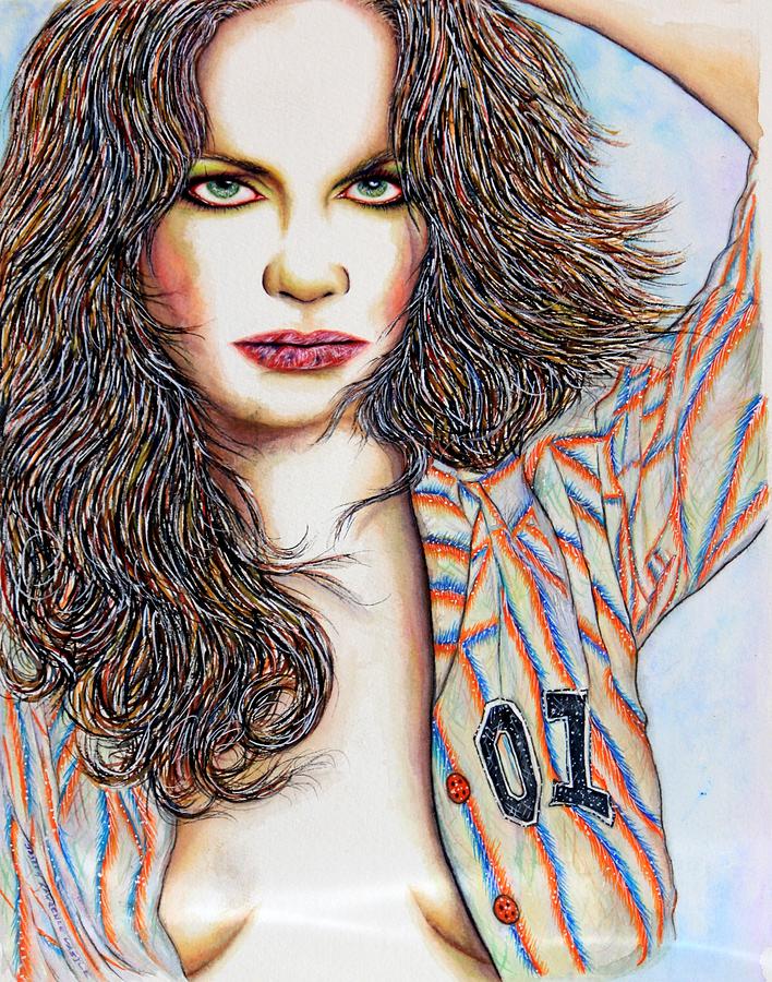 Daisy Duke Mixed Media by Joseph Lawrence Vasile Daisy Duke Mixed Media by Joseph Lawrence Vasile