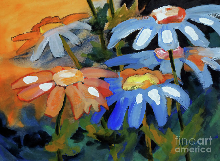 Daisy Patch 2 Painting by Kathy Braud