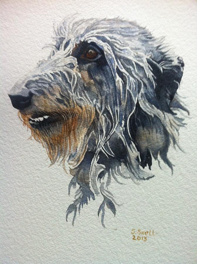 Dog Painting - Daisy by Stephanie Snell