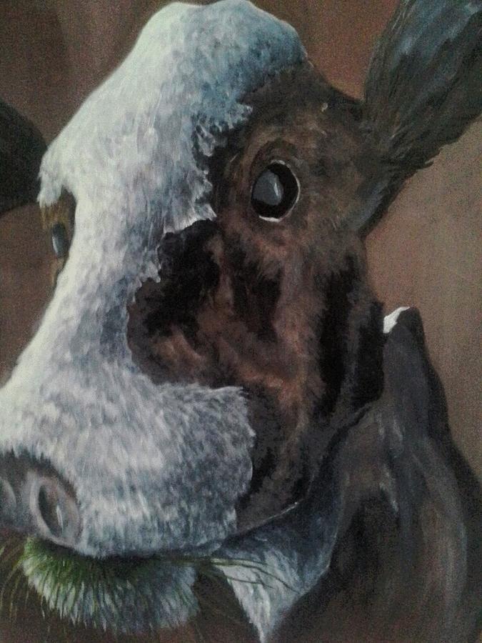 Daisy The Cow Painting
