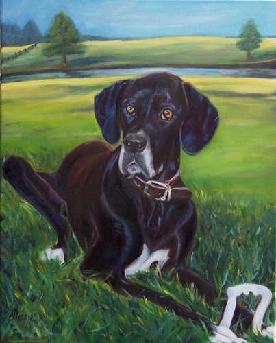Portrait Painting - Daisymae by Stephanie Allison Portrait Painting - Daisymae by Stephanie Allison