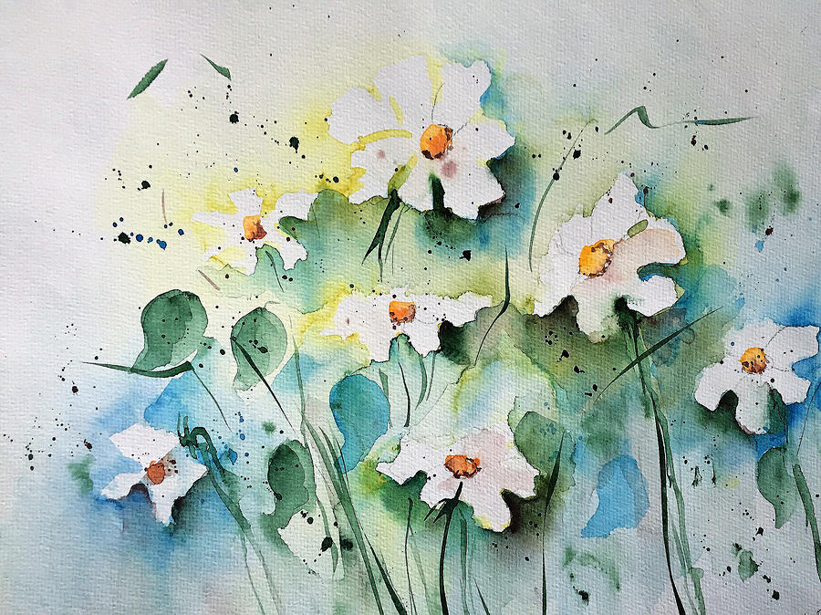 Daisys Painting by Britta Zehm