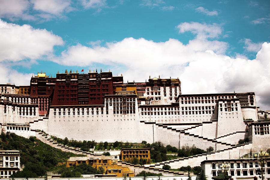 Dalai lama home place. Potala Palace  Kailash Yantra.lv 2016 TIBET Photograph by Raimond Klavins
