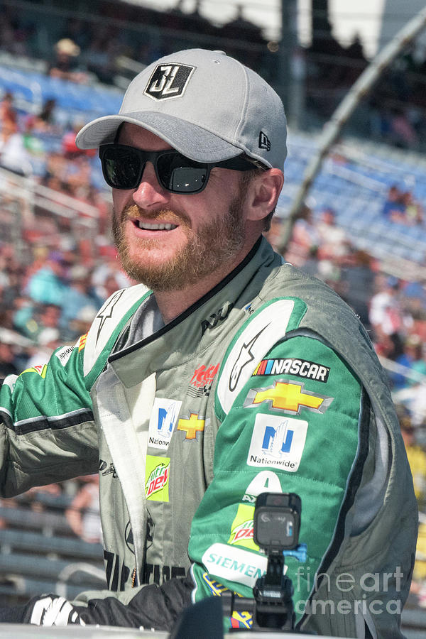 Dale Jr Ready For His Last Nascar Race At Texas Motor Speedway Photograph