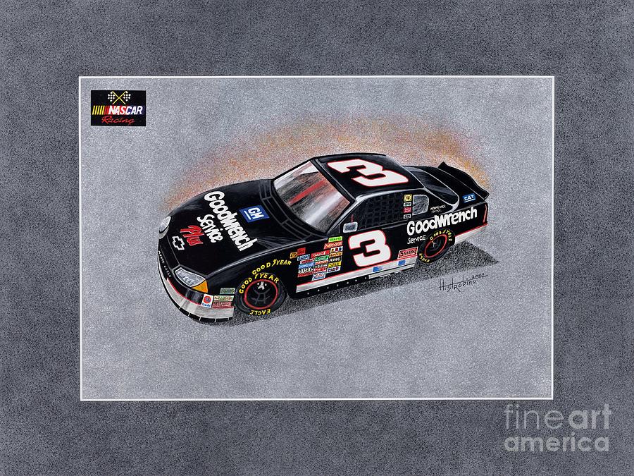 Dale Srs #3 Racer Painting by Herb Strobino