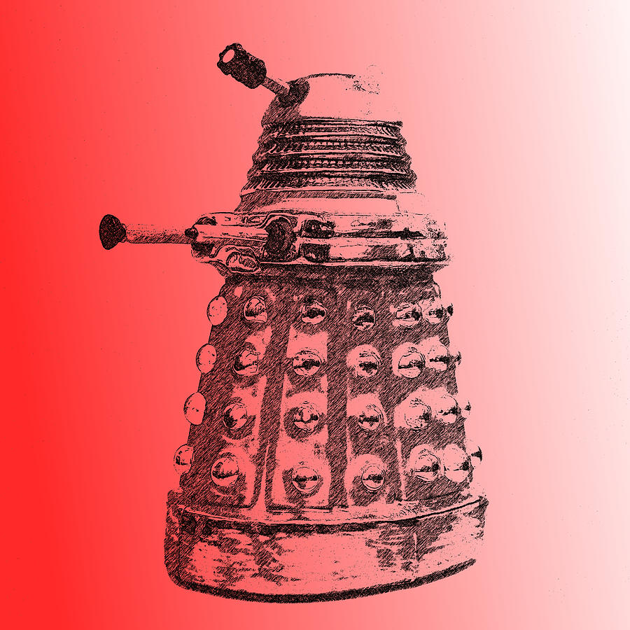 Dalek Red Photograph by Richard Reeve