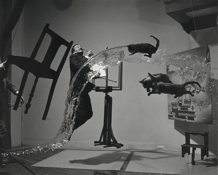 Dali  Atomicus By Philippe Halsman Photograph by Everett