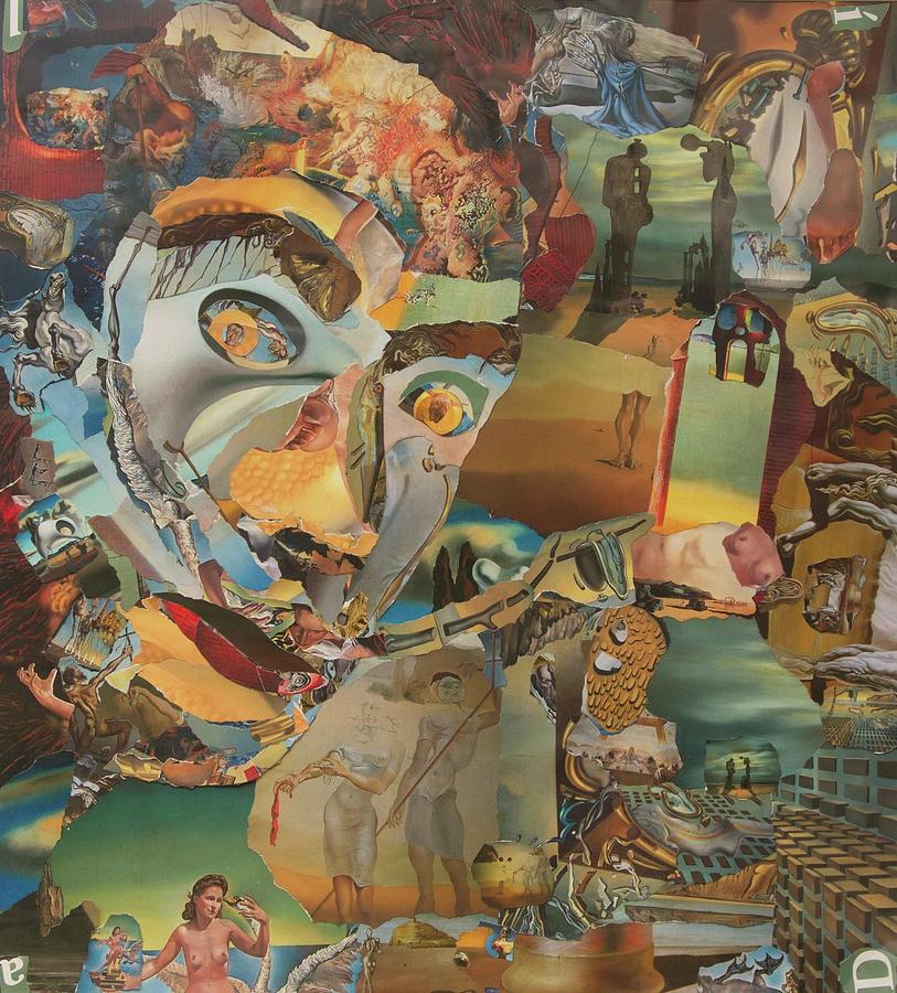 Dali Collage Mixed Media by John Kerr - Fine Art America
