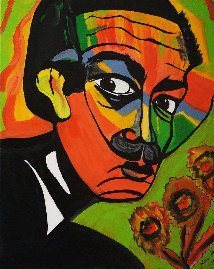 Abstract Painting - Dali by Nora Shepley