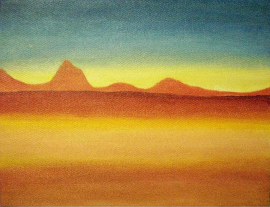 Dalis Desert Painting by Caitlin Binkhorst