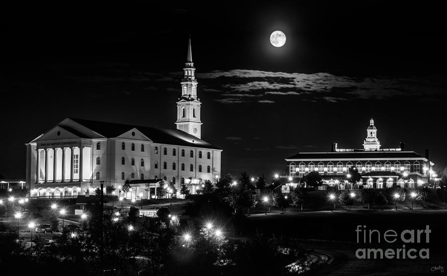 Dallas Baptist University in BW Photograph by Imagery by Charly