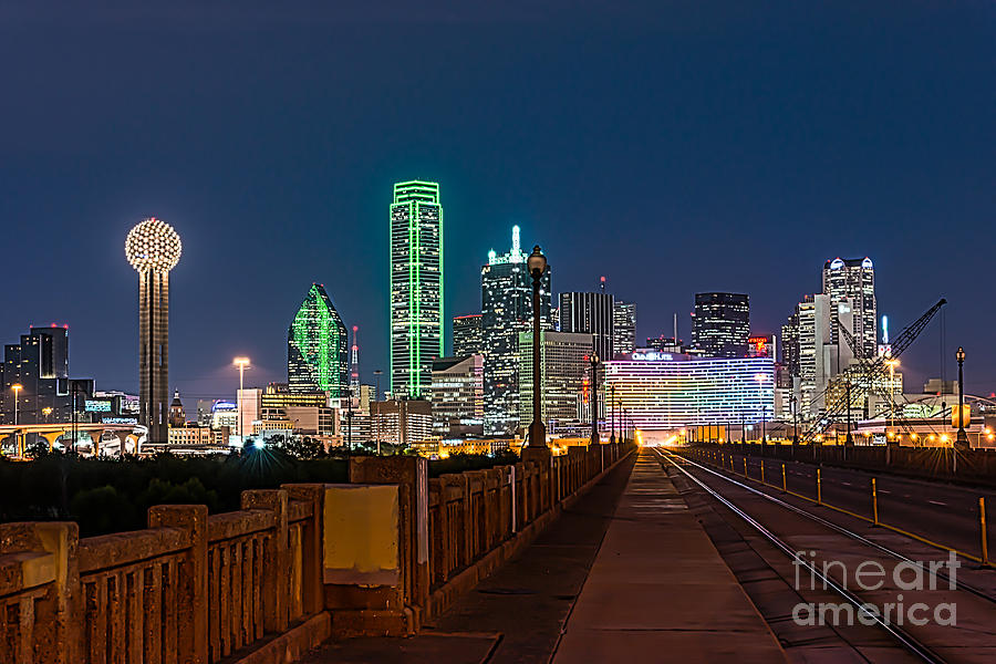 Dallas Photograph - Dallas Cityscape by Bee Creek Photography - Tod and Cynthia