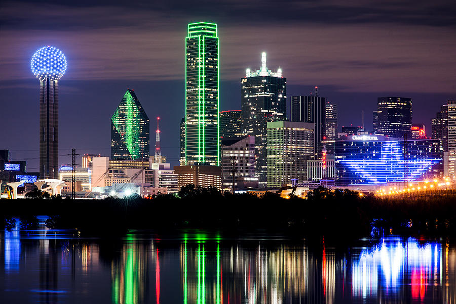 Dallas Cowboys Star Skyline Photograph by Rospotte Photography