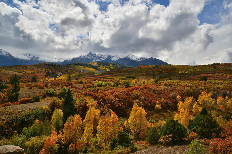 Fall Photograph - Dallas Divide Storm Clouds by Ray Mathis