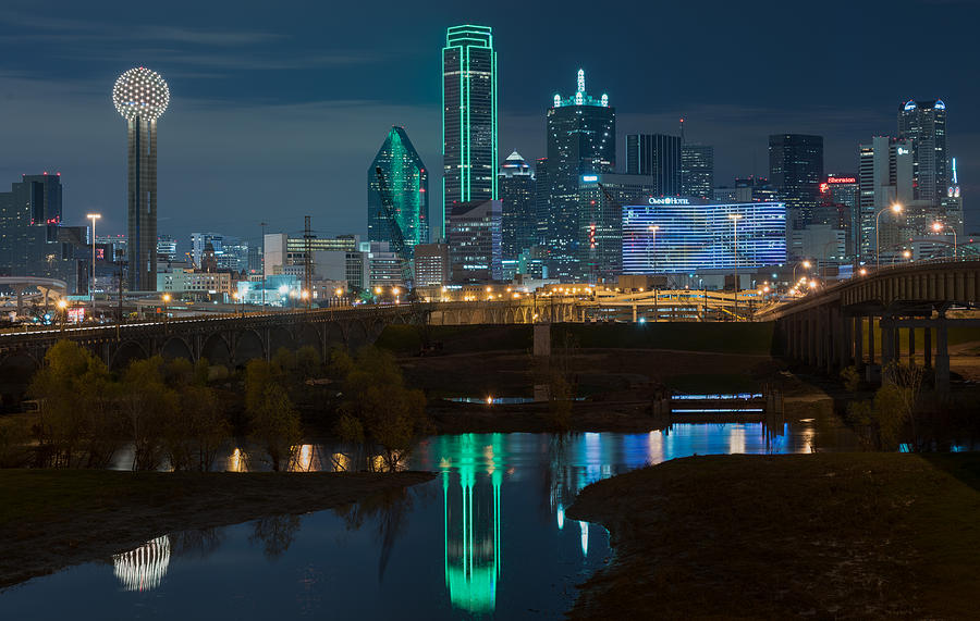 Dallas Reflection  Photograph by Jonathan Davison
