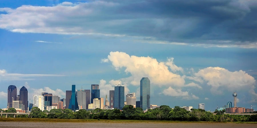 Dallas Photograph - Dallas Skyline by David and Carol Kelly