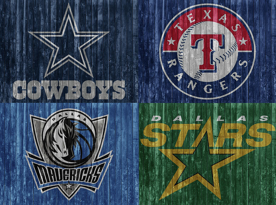 Dallas Sports Teams Barn Door