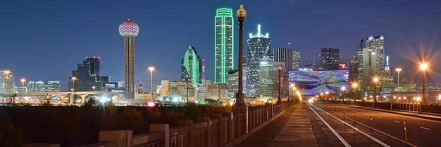 Dallas Street and Lights Photograph by Frozen in Time Fine Art Photography