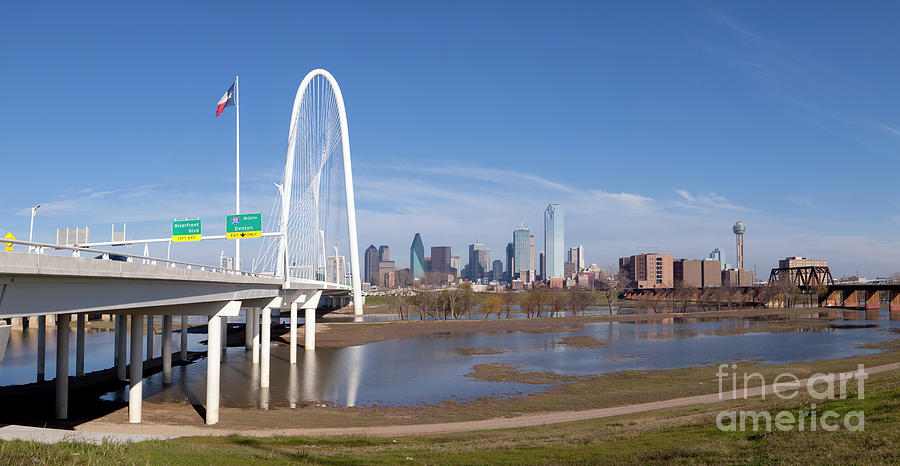Dallas Texas - panoramic Photograph by Anthony Totah