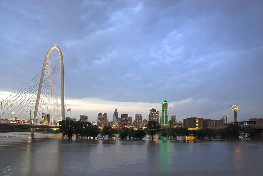 Dallas Photograph - Dallas Trinity River Flood No 1 by Kevin Bain