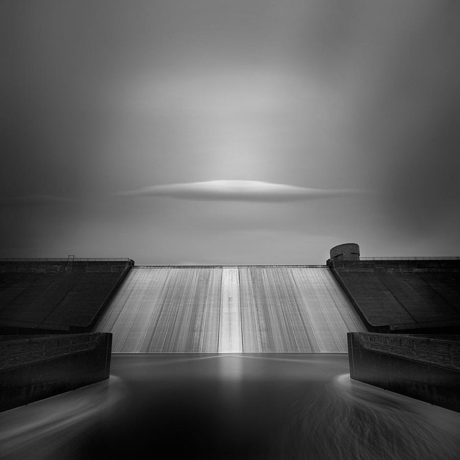 Black And White Photograph - Dam Cloud by Andy Lee