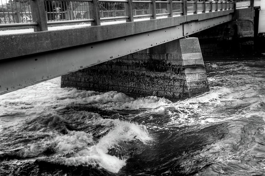 Damariscotta Bridge Waters Digital Art by Terry Davis