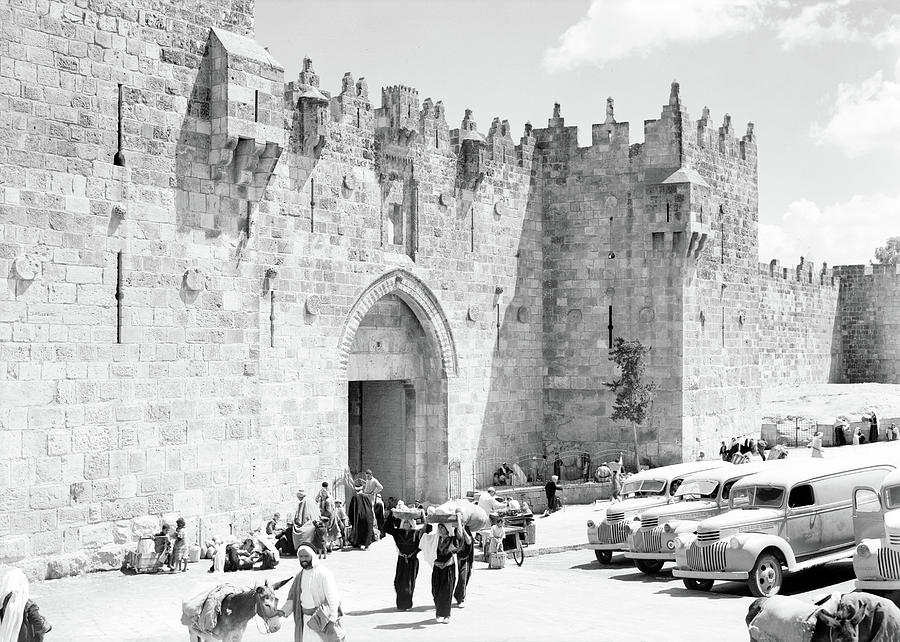Damascus Gate 1925 Photograph by Munir Alawi