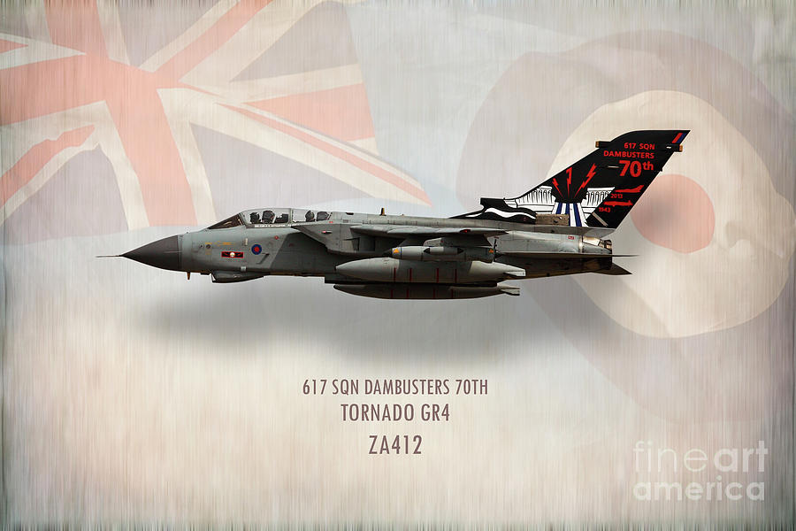 Dambusters Tornado GR4 ZA412 Digital Art by Airpower Art