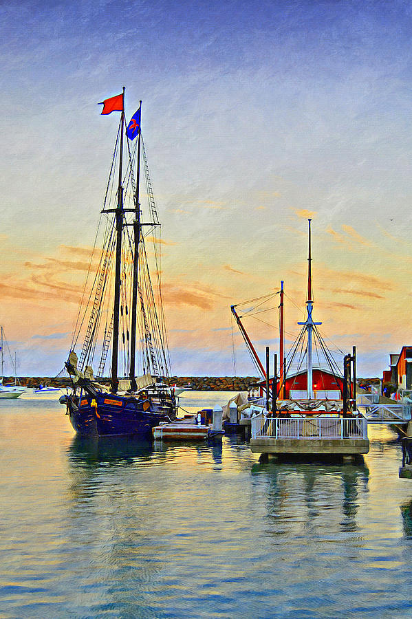 Dana Point Harbor - Tall Ship Photograph by Glenn McCarthy Art and Photography