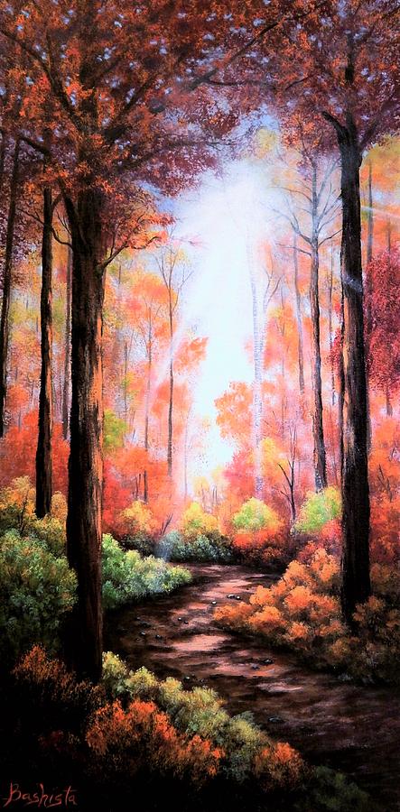 Danbury Forest Painting by Christopher Bashista - Fine Art America