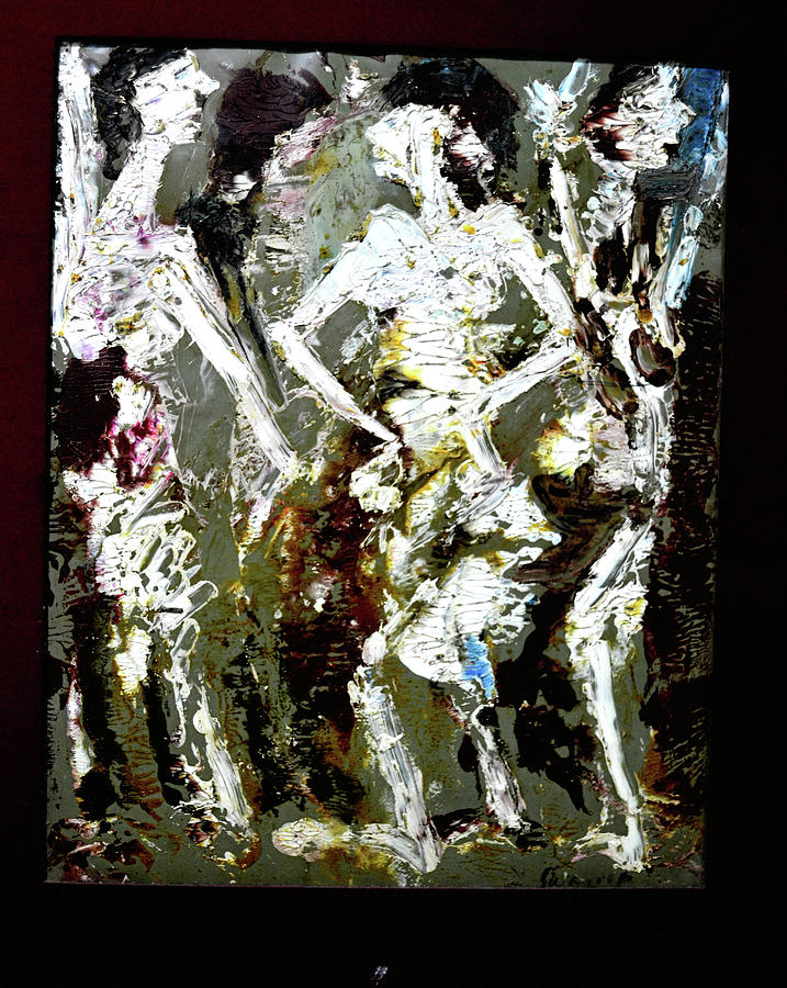 Dance Dance And Dance-9 Painting by Anand Swaroop Manchiraju