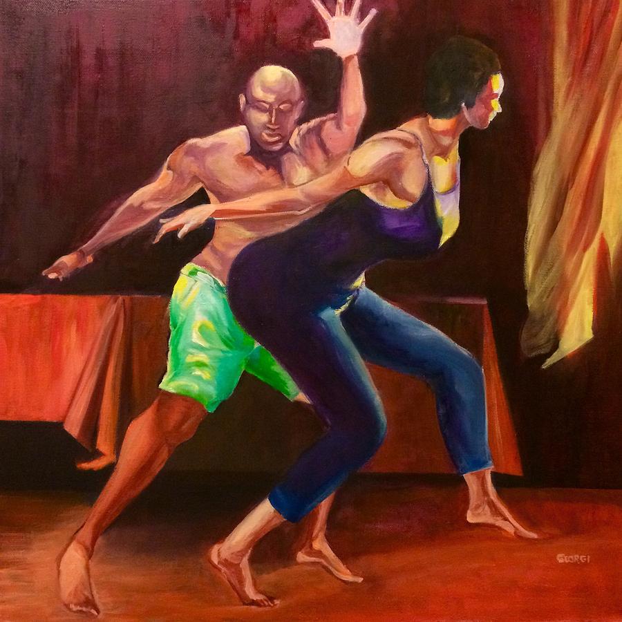 Dance Dominica Painting by Christian George
