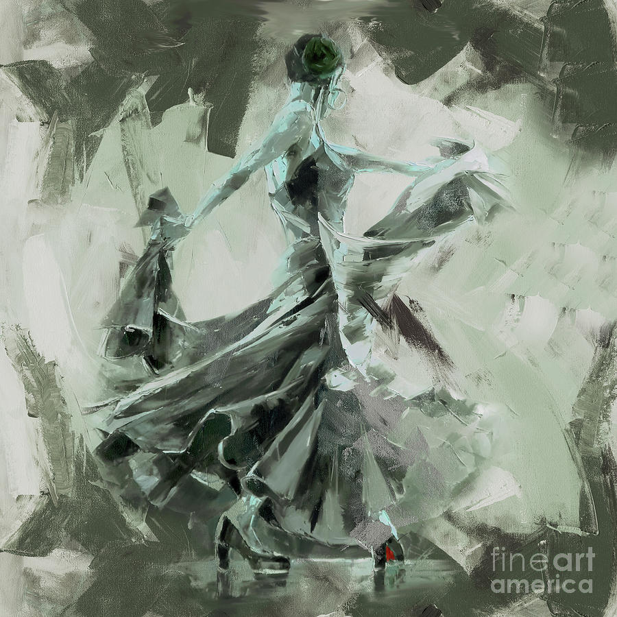 Dance Flamenco Art  Painting by Gull G