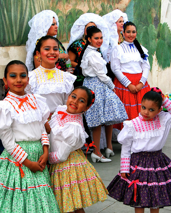 DANCE GIRLS DANCE Indio CA Photograph by William Dey