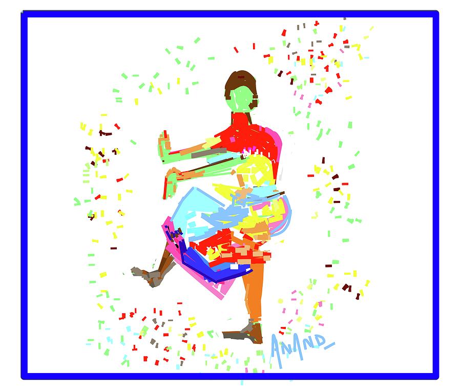 Dance In Colors-3 Digital Art by Anand Swaroop Manchiraju