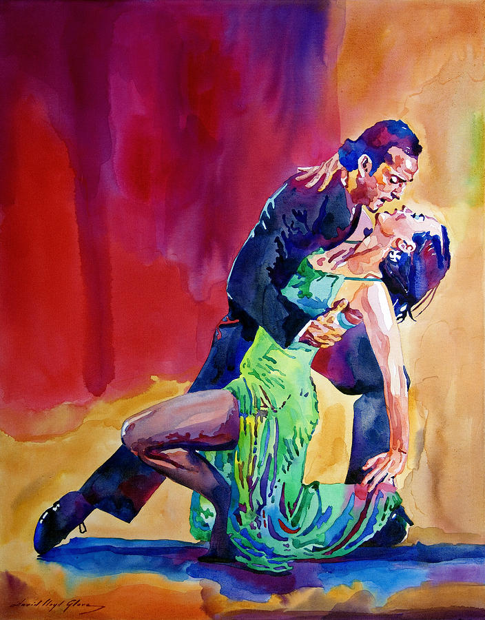 Dance Painting - Dance Intense by David Lloyd Glover