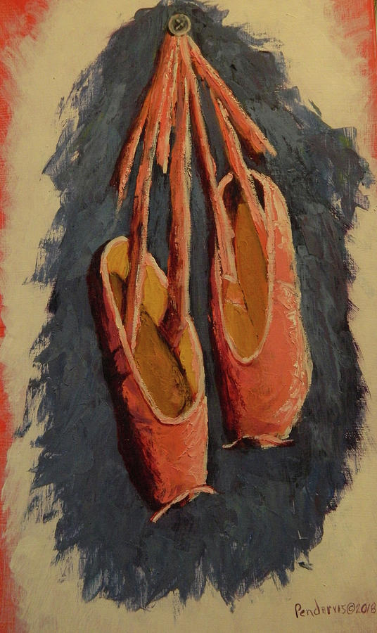 Ballet Shoes Painting - Dance by John Pendarvis