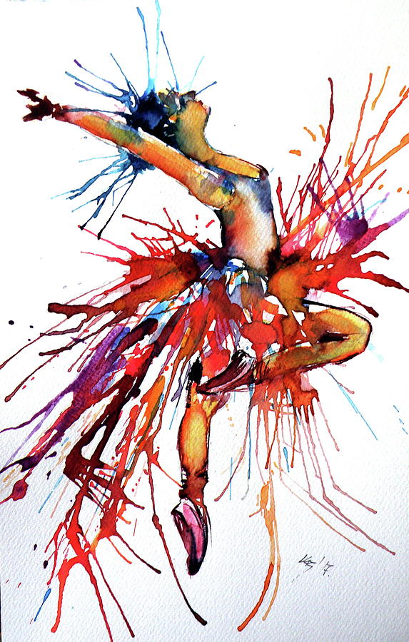 Dance Painting by Kovacs Anna Brigitta