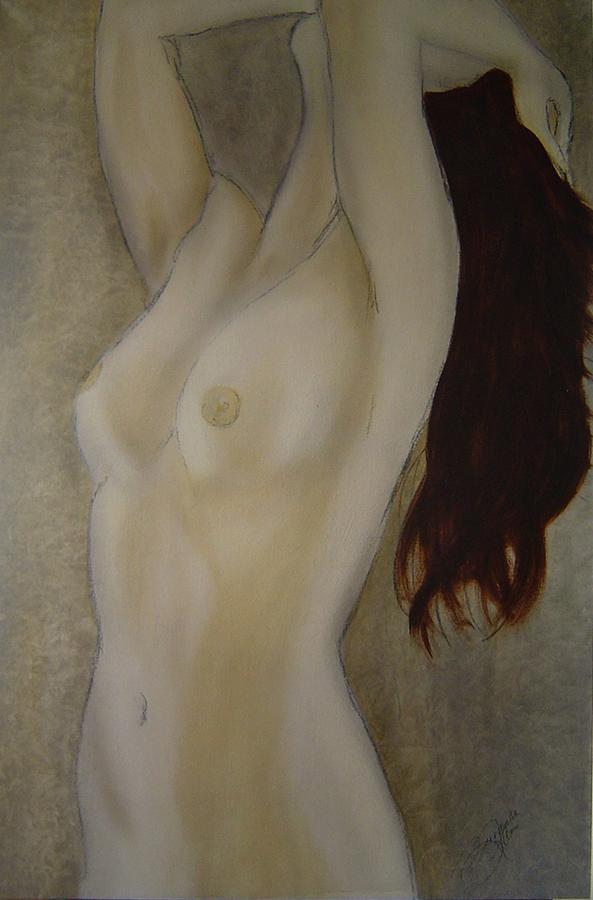 Nude Painting - Dance me to your beauty by Bridgette  Allan