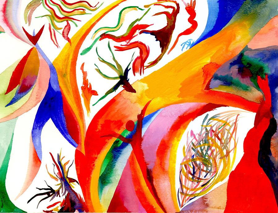 Shaman Painting - Dance Of Shaman by Peter Shor Shaman Painting - Dance Of Shaman by Peter Shor